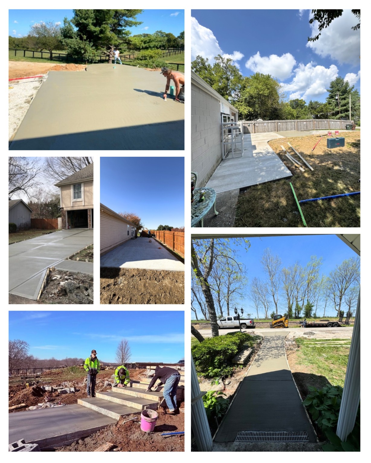 Concrete & Hardscapes service example